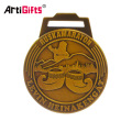 Promotional metal beautiful custom trophies and medals china